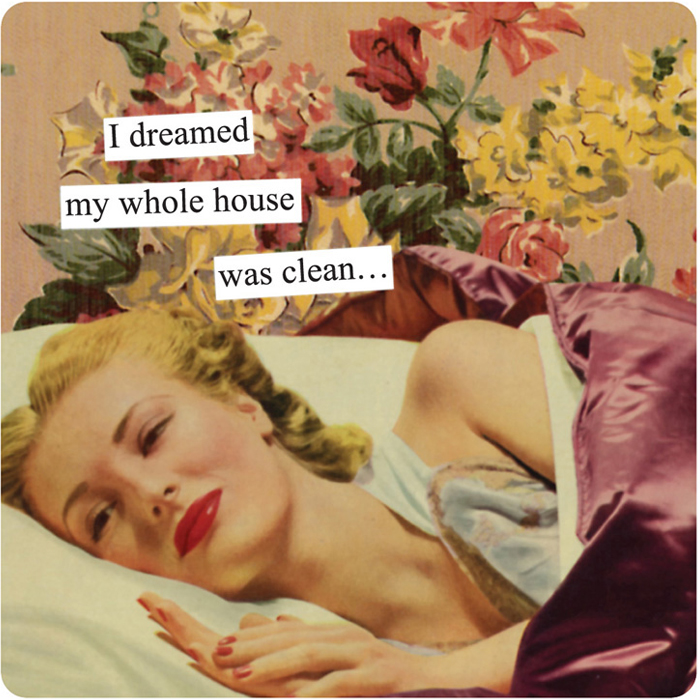 I dreamed my whole house was clean