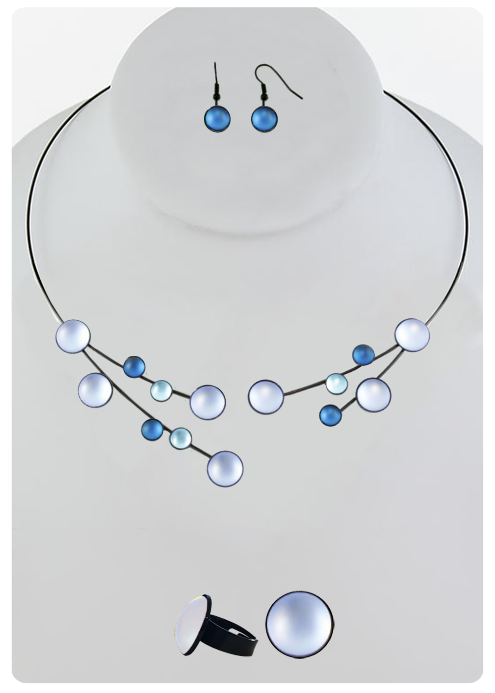 Kristina Collection glass jewelry